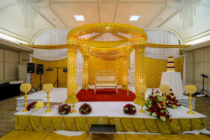 Indian wedding set design decor Durban A.S.K. Decor and Caterers